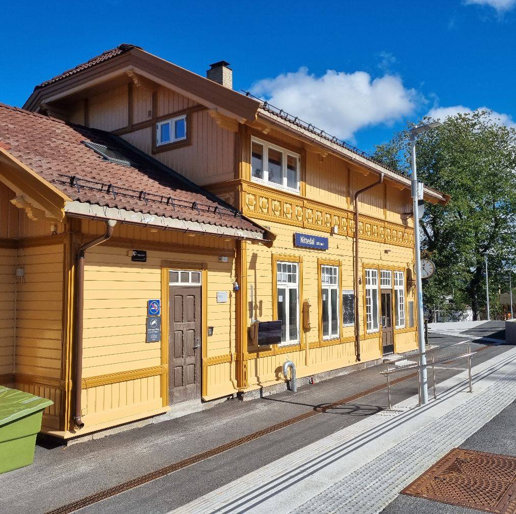 Nittedal stasjon – utvendig fasaderehabilitering